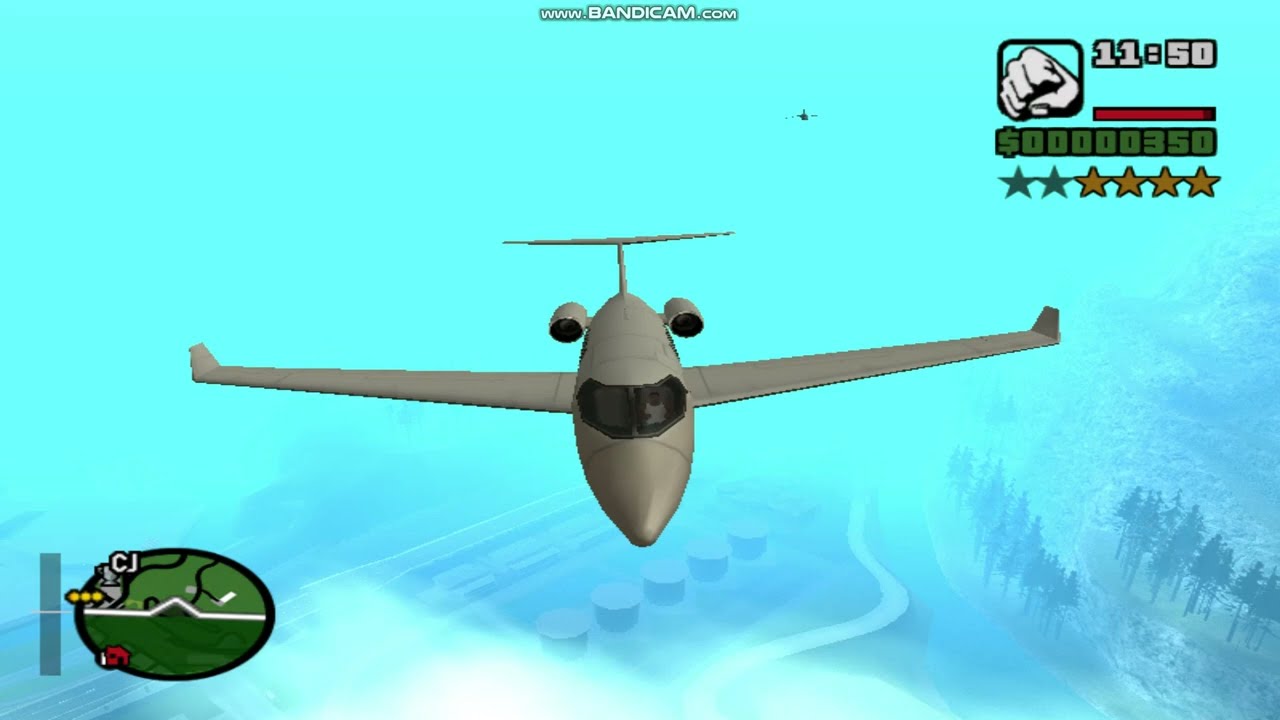 CJ Protect Airplane Flying & Army fight IN GTA SAN ANDREAS #gta #boss #airplane #army 