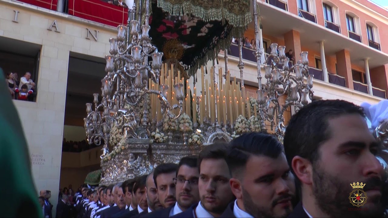 [HD] Salida de la Virgen de Gracia y Esperanza, 2018 - Estudiantes (Málaga)