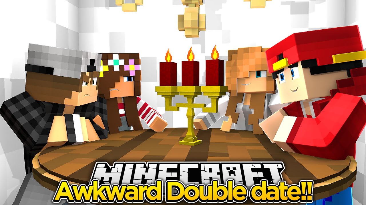 Minecraft Adventure - THE MOST AWKWARD DOUBLE DATE!!!