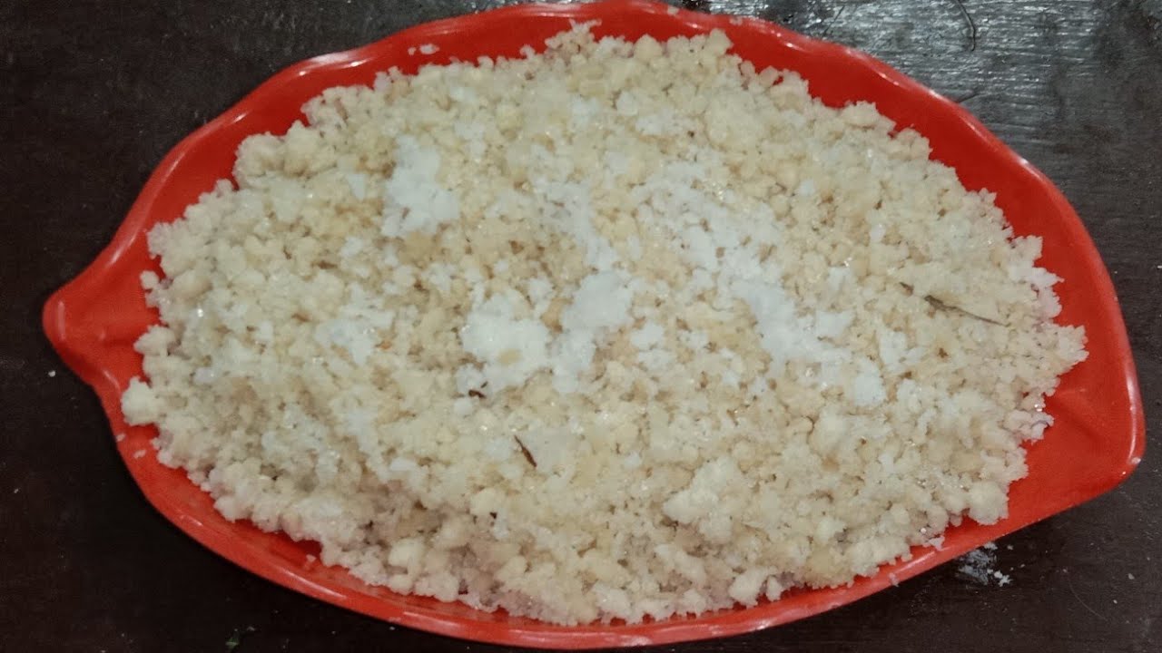 Puttu recipe/Sweet rice flour puttu/Instant puttu recipe without puttu maker/Healthy breakfast