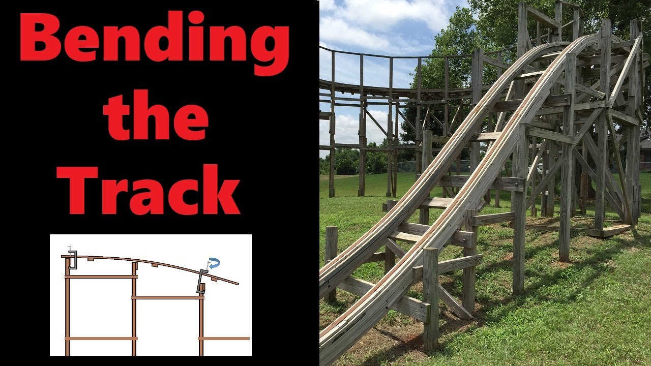 How I Bent the Wood for the Track - Jeremy Reid's Backyard Roller Coaster