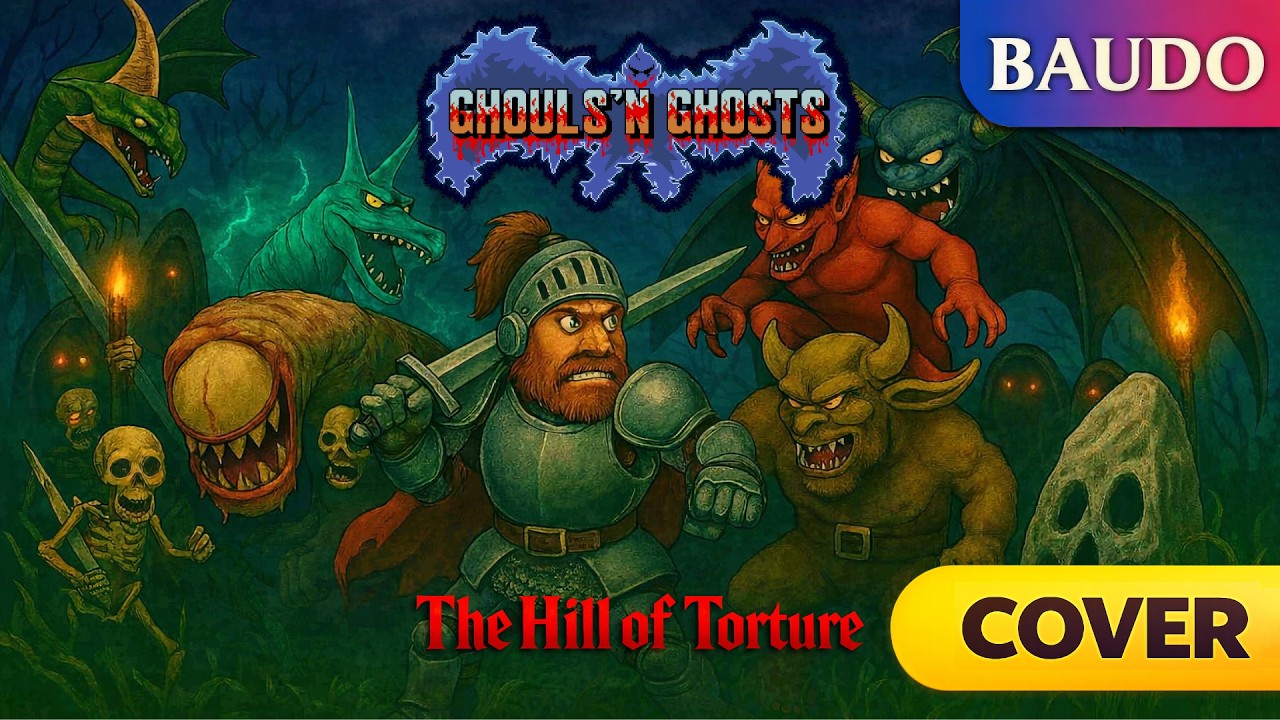 GHOULS 'N GHOSTS - The Hill of Torture (Metal Cover) | BAUDO