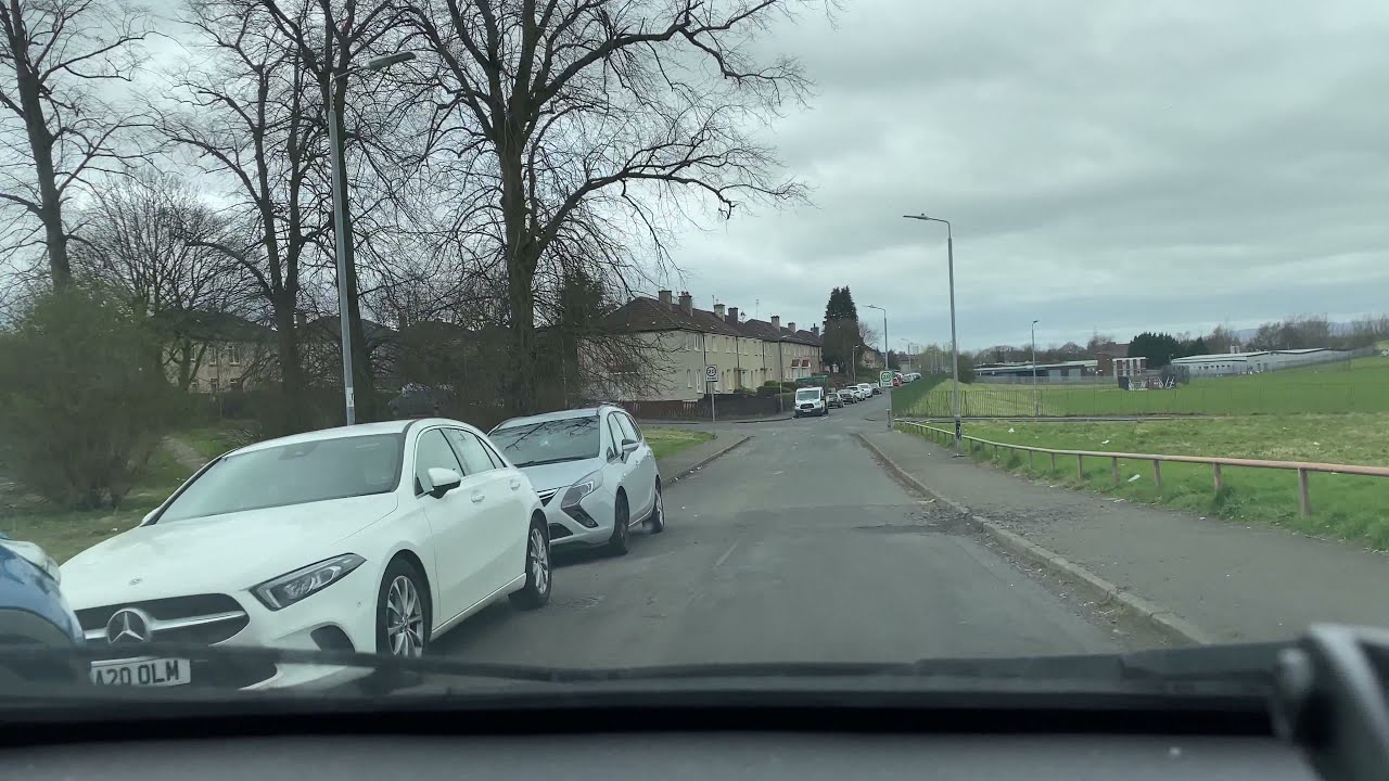 Driving in Glasgow - Milton and High Possil - April 2021