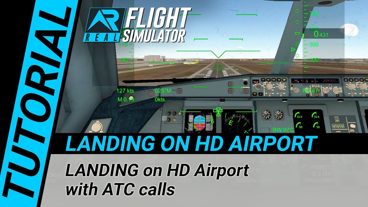 RFS Real Flight Simulator - Tutorial: LANDING on HD Airport