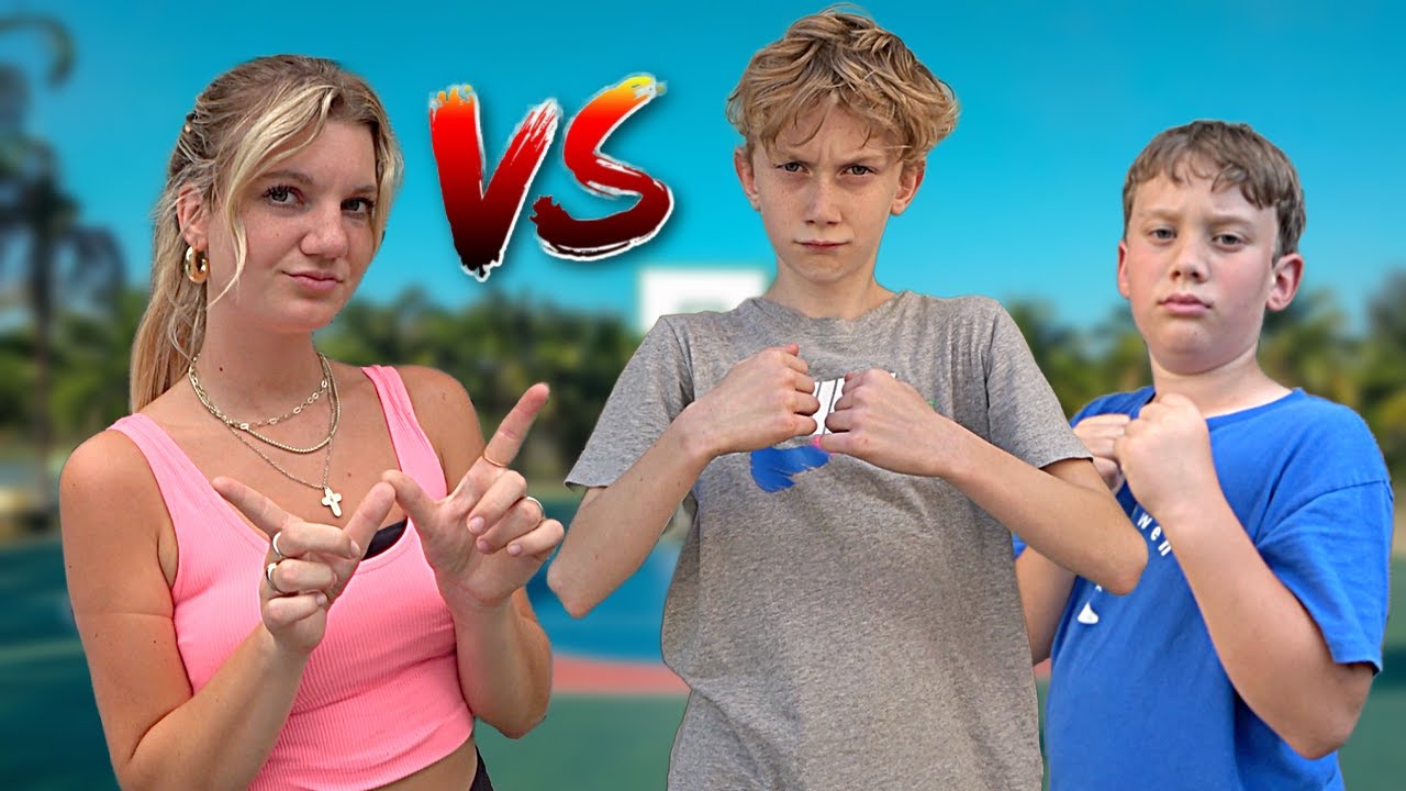 Adults vs  Kids 1 v 1!