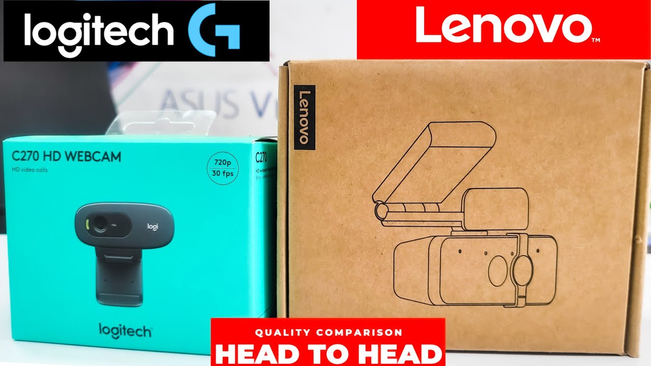 Webcam Comparison | Logitech c270 vs Lenovo 300 FHD Video Comparison