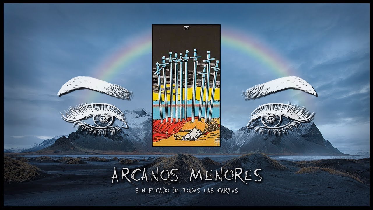 🔸 10 de Espadas Tarot 🔮 Significado y lectura carta Arcano menor | Curso Rider Waite