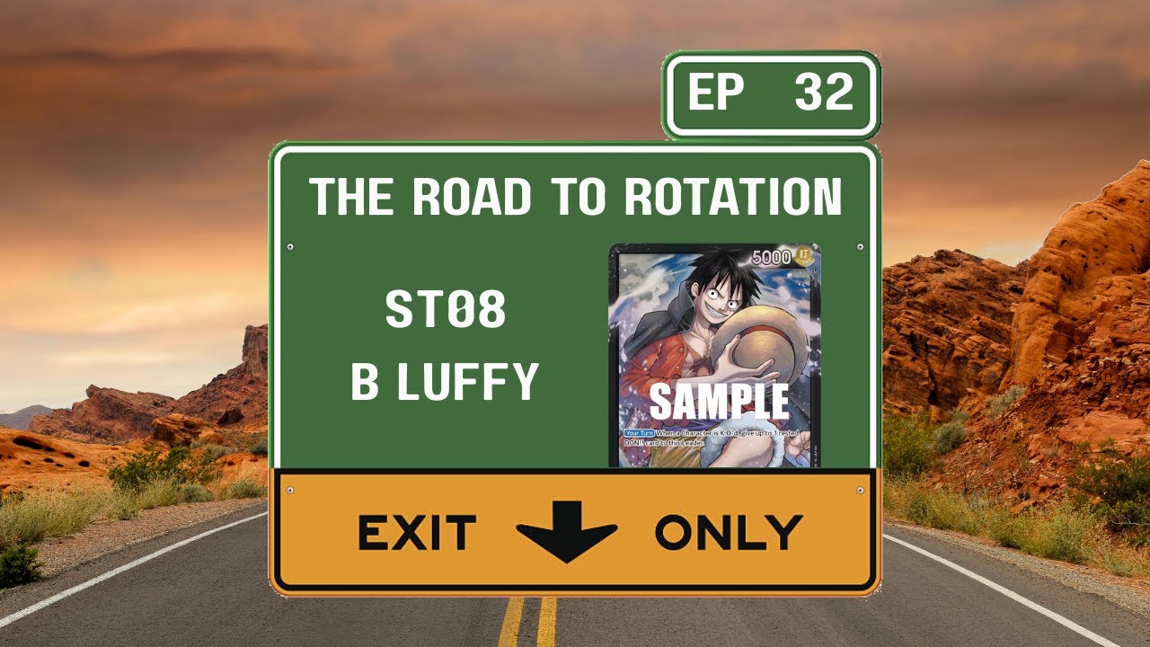 ST08 B Luffy - The Road to Rotation