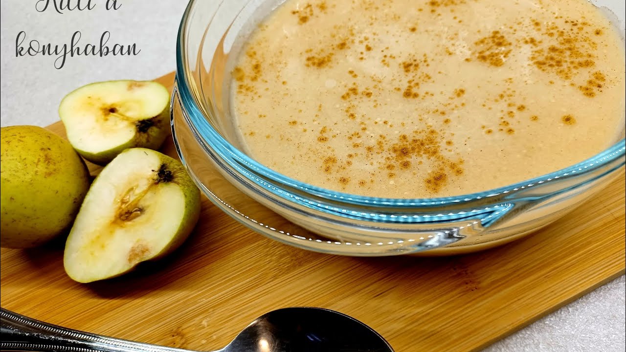 Körtekrémleves 🍐 - hozzáadott cukortól mentes