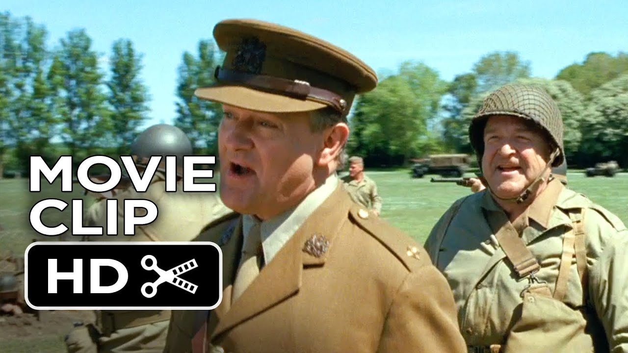 The Monuments Men Movie CLIP - Shooting Blanks (2014) - John Goodman Movie HD