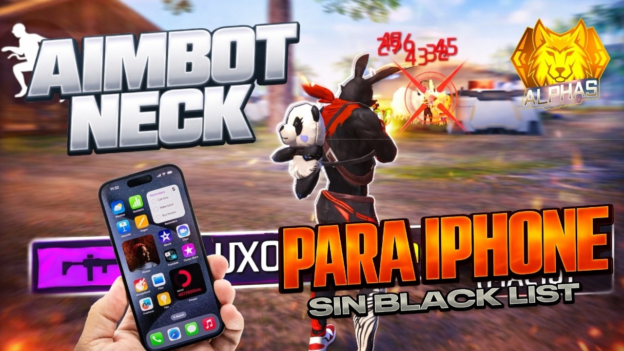 PANEL AIMBOT CABEZA PARA IPHONE IOS FREE FIRE - PANEL 100% SEGURO | ✅ PANEL FLUXO