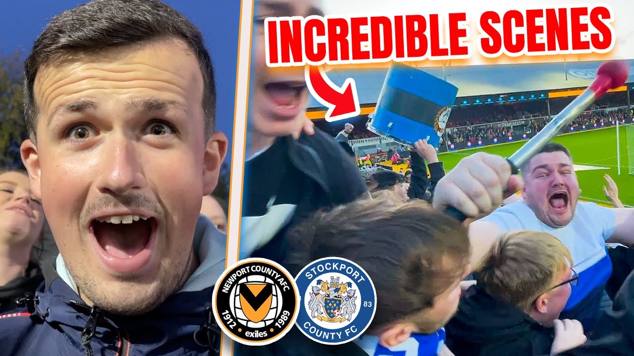 ABSOLUTE CARNAGE as STOCKPORT COMEBACK to WIN vs NEWPORT 🏴󠁧󠁢󠁷󠁬󠁳󠁿