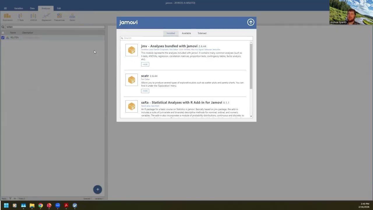 Module 3 Jamovi Tutorial