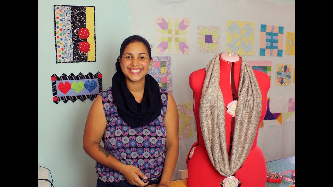 How to Make an Infinity Scarf- DIY Sewing Tutorial