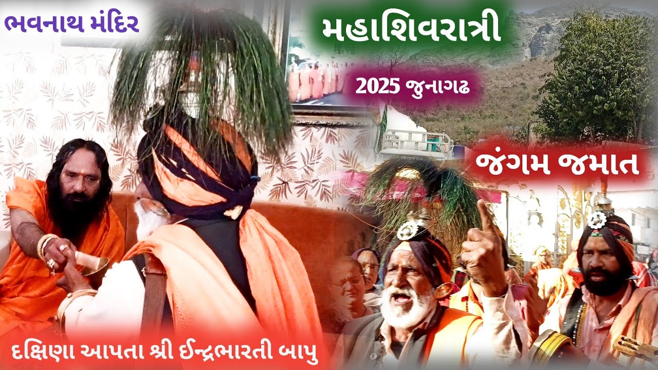 મહાશિવરાત્રી | mahashivratri | જંગમ જમાત | jangam jamat | 2025 bhavnath taleti junagadh