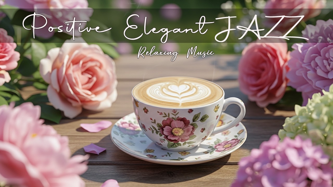 Positive Morning Jazz Coffee ☕ Cozy Spring Coffee Music & Bossa Nova Piano for Great Mood