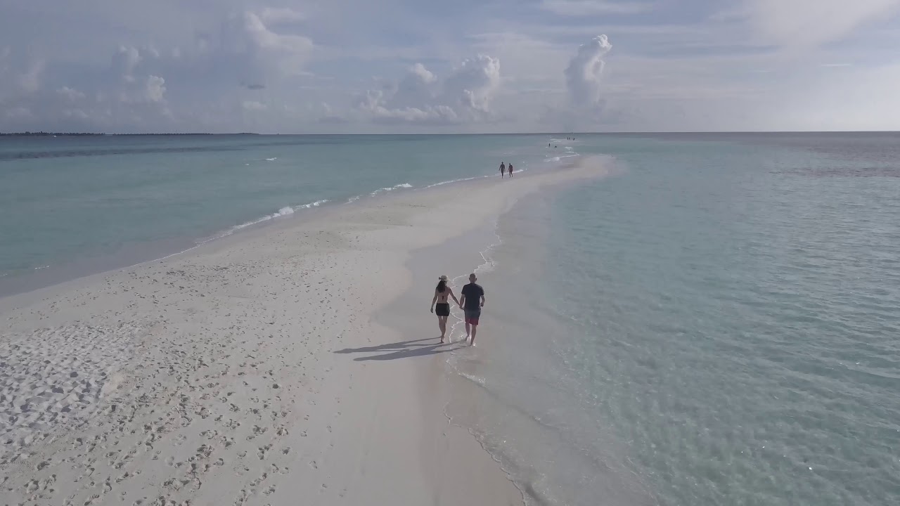 Couple Walking on a Beach 4K