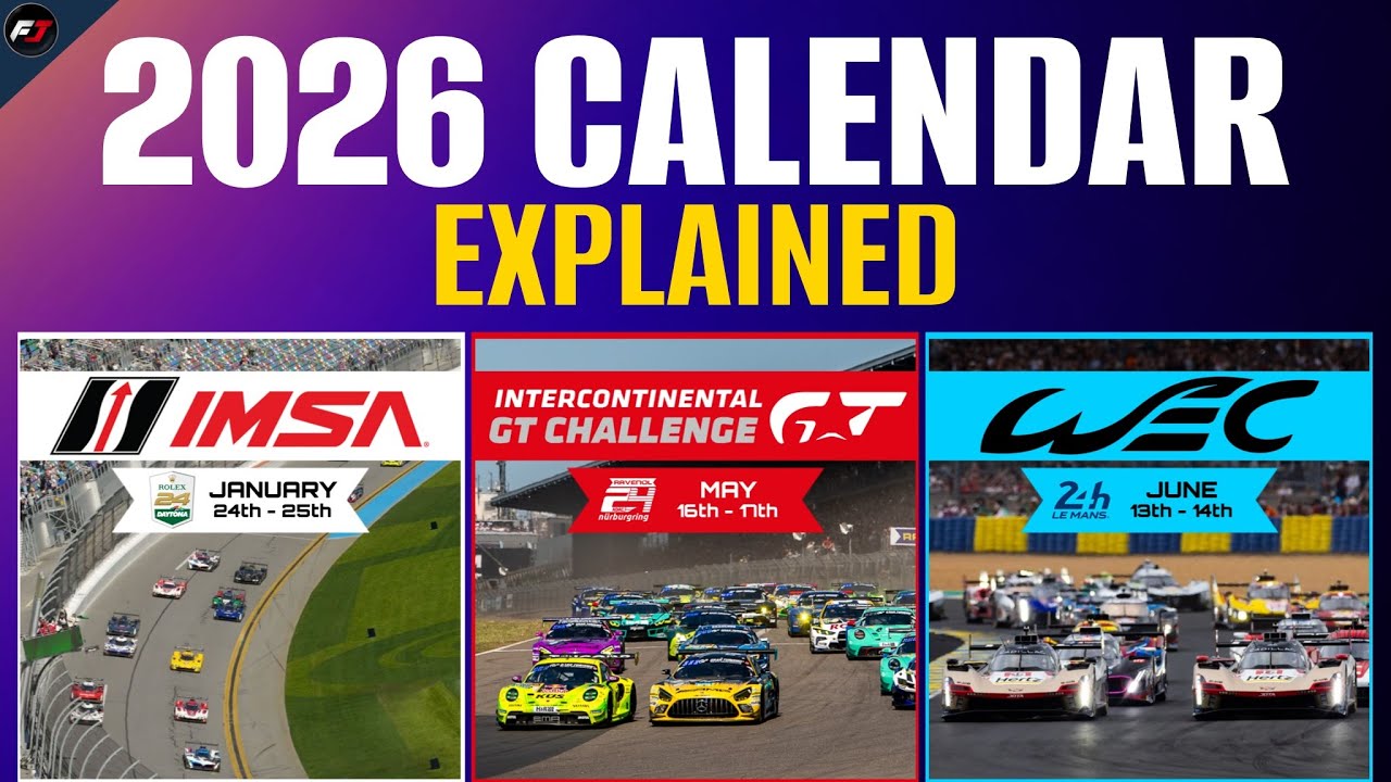2026 Calendars EXPLAINED for WEC, IMSA, and IGTC