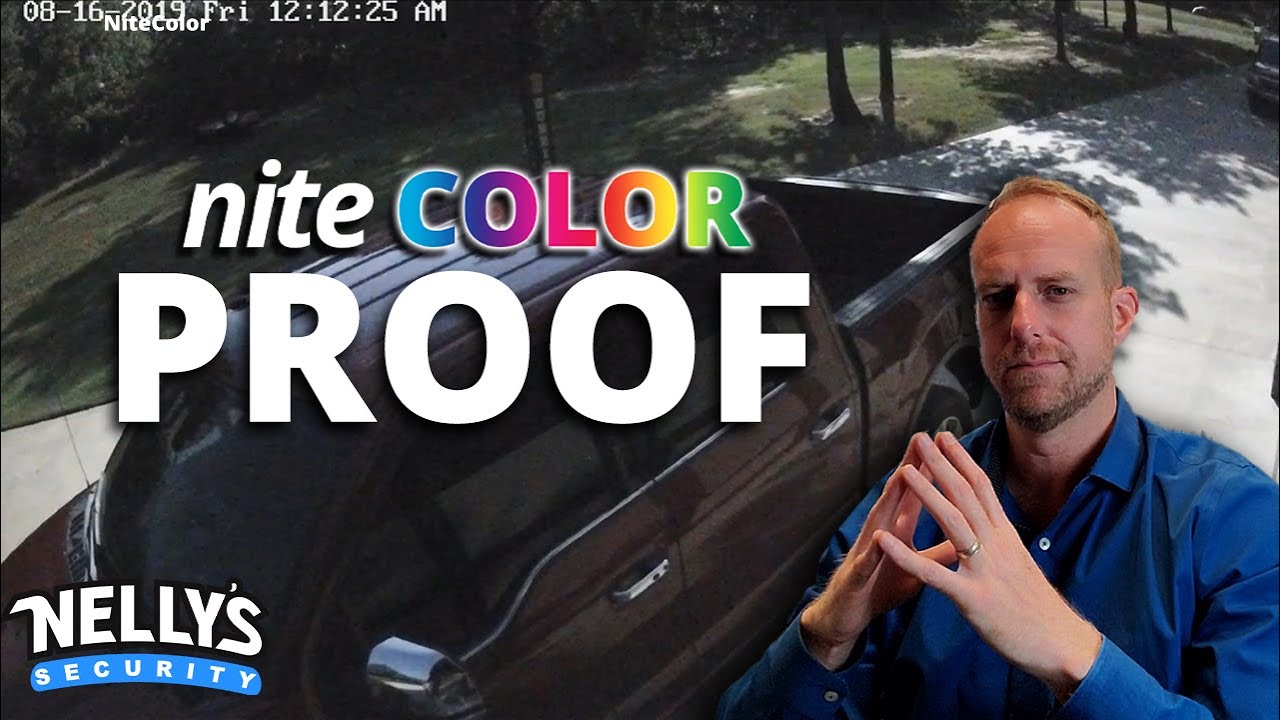 Undeniable Proof that NiteColor Security Cameras Can See Color at Night