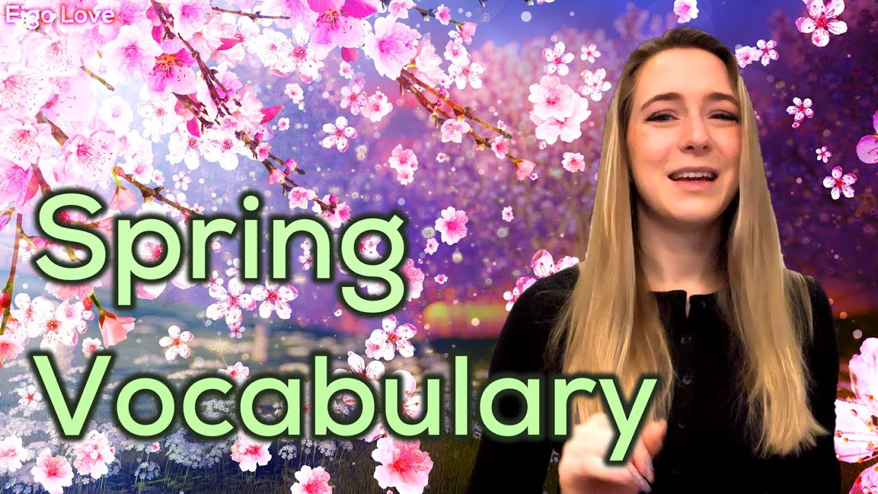 Spring Vocabulary words | English Lesson