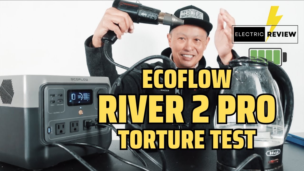 Ecoflow River 2 Pro torture test of 768wh and 800 solar power station