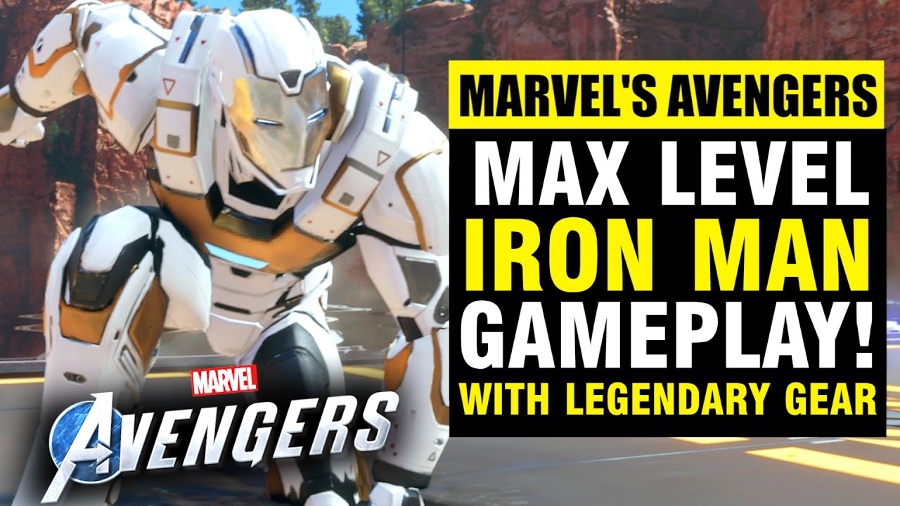 Marvel's Avengers - Max Level Fully Upgraded Iron Man Gameplay!