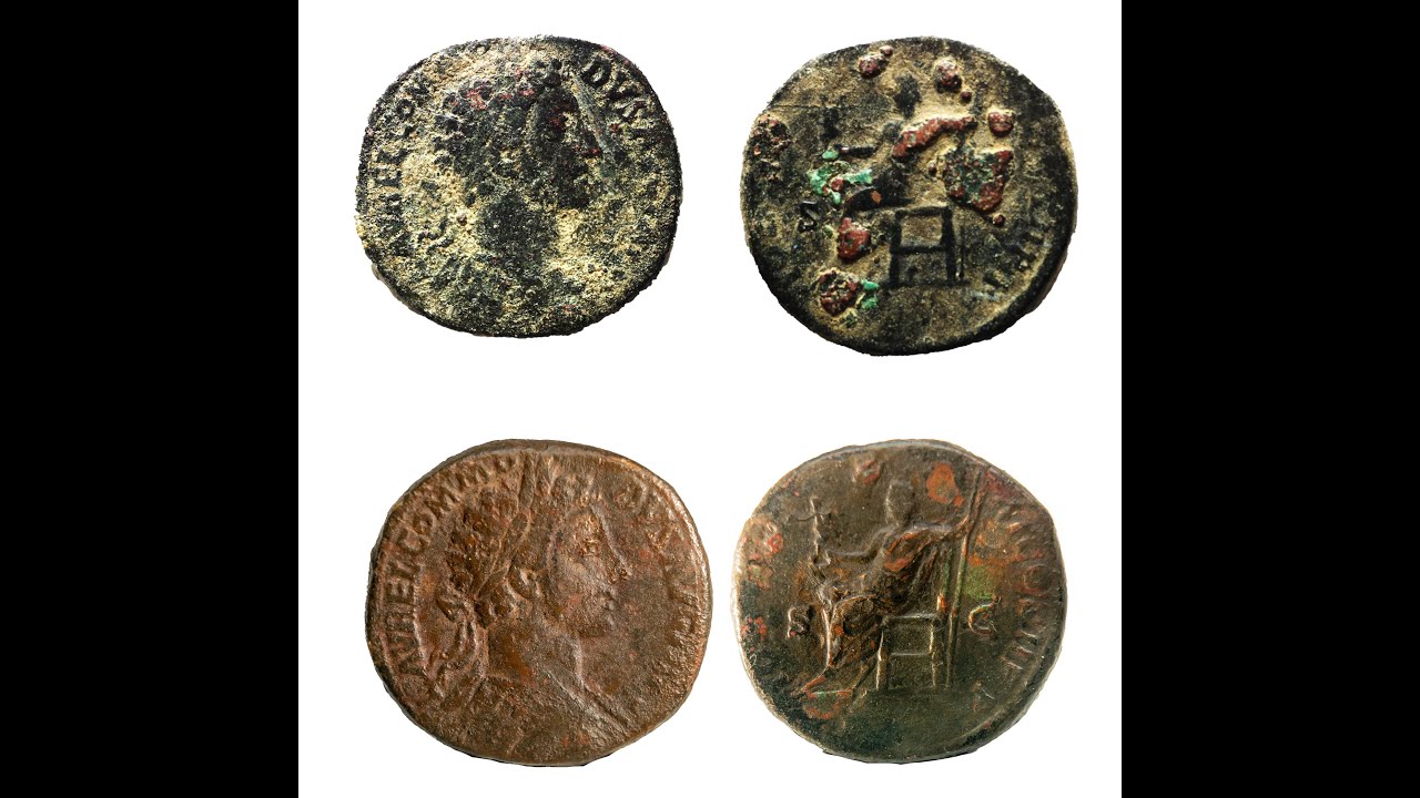 Restoring an 1,800-Year-Old Roman Coin | Emperor Commodus Sestertius Transformation