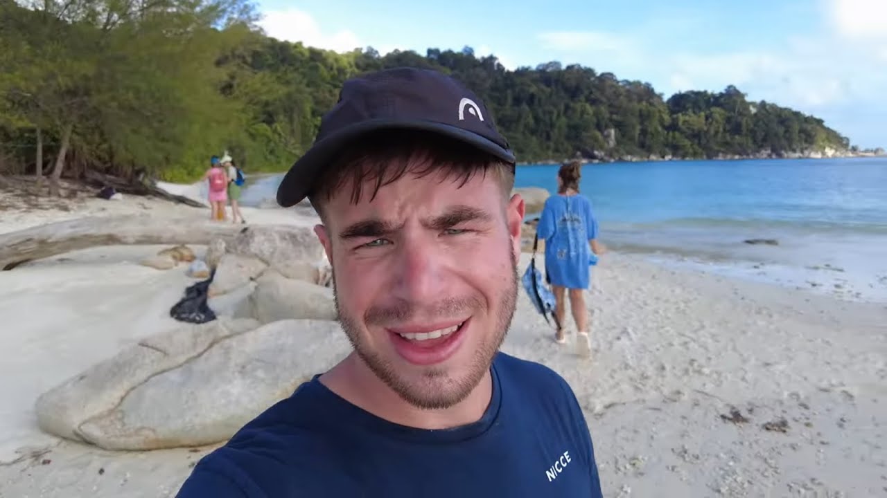 Jungle trek led us to a Secret Beach in Malaysia 🇲🇾 