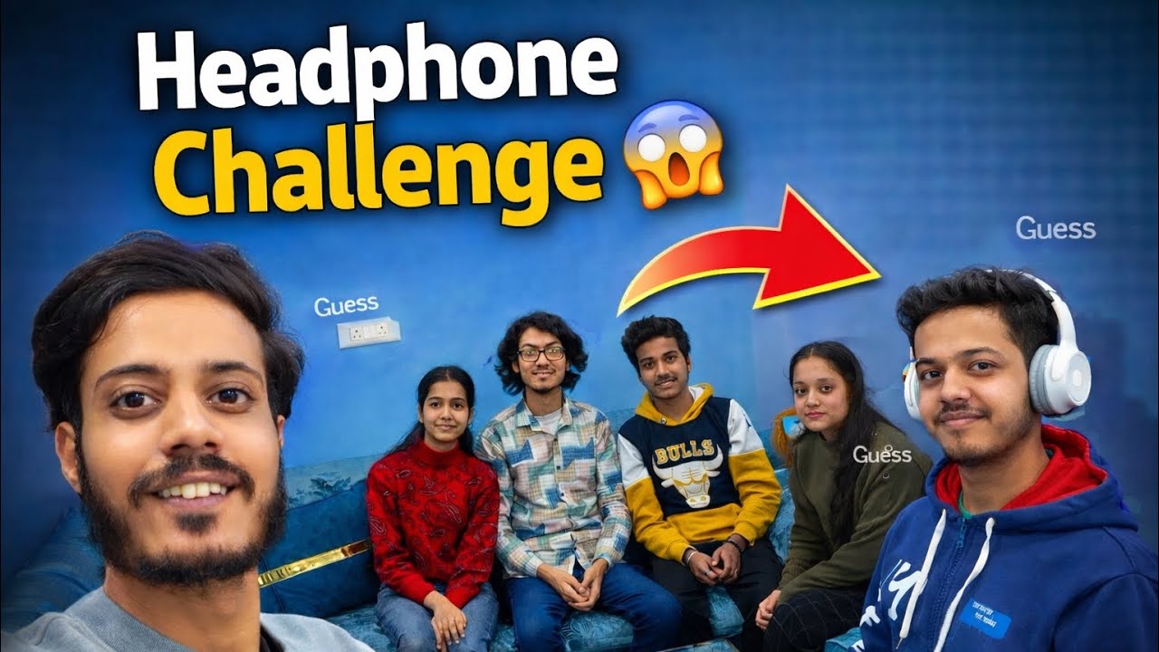 HEADPHONE CHALLENGE 😍