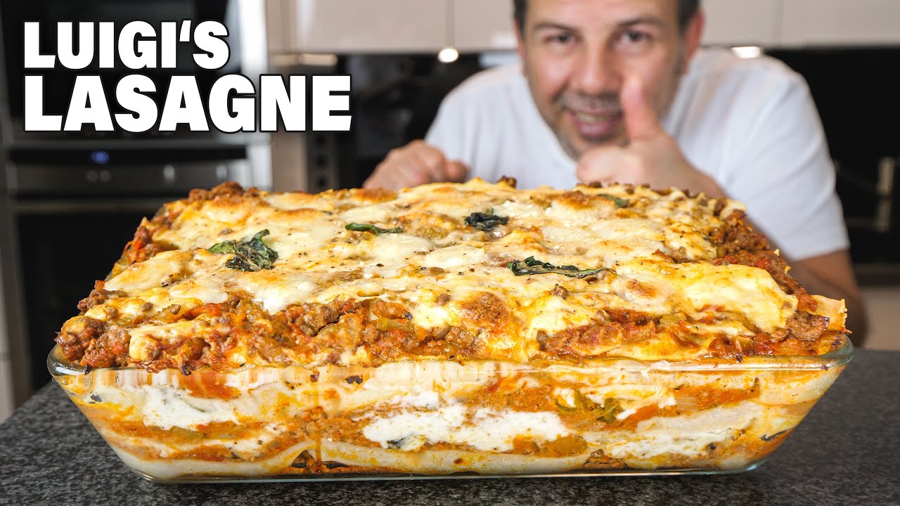 Das original LASAGNE REZEPT von Luigi