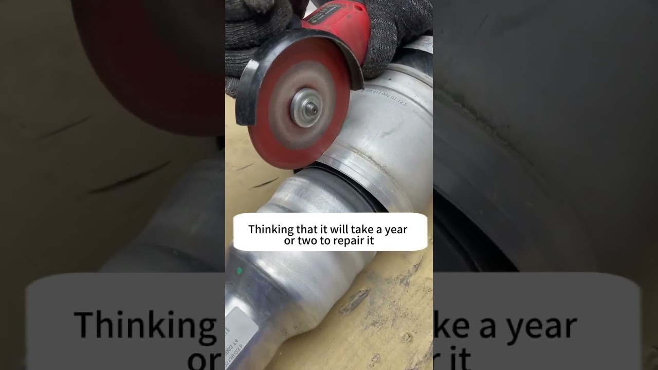 Mercedes-Benz air shock absorber repair case #automobile #diy #shorts #carrepair #mechanic