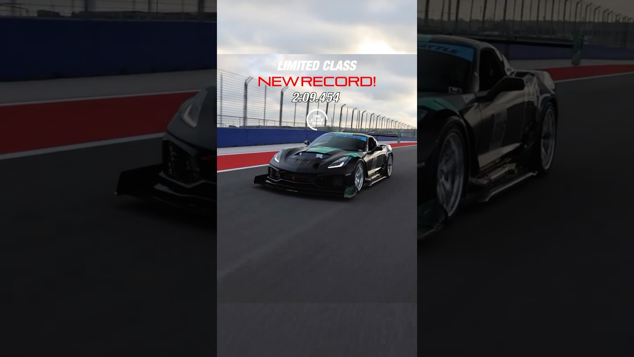 NEW TIME ATTACK CORVETTE MONSTER? Limited Class Record at Super Lap Battle! Allen Patten in the C7