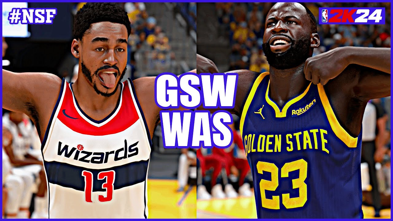 WARRIORS vs WIZARDS (PS5) - NBA 2K24 [4K UHD]