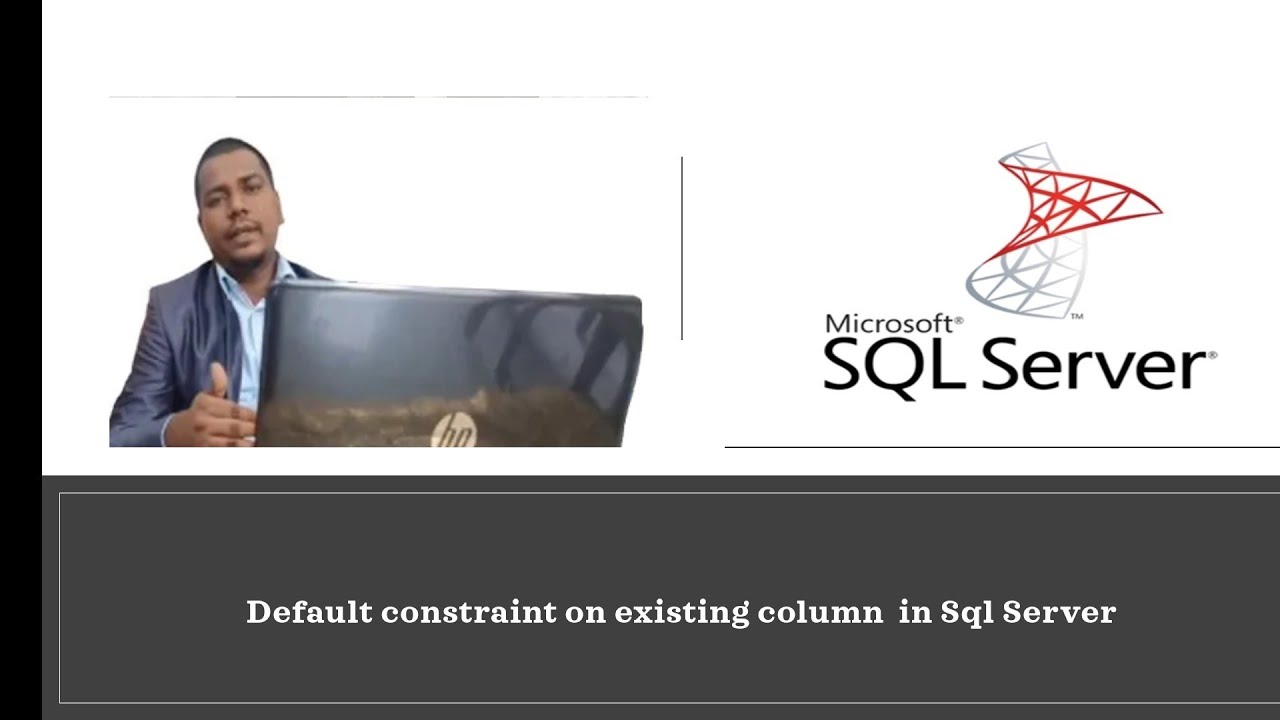 Adding default constraint on existing column||SQL Server #sqlserver #constraint #constraints#default