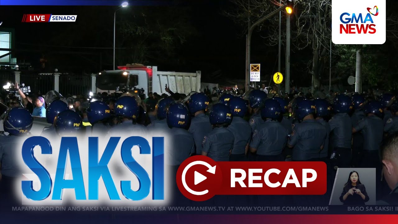 Tensyon sa labas ng Senado; Isyu sa kustodiya ni Sen. Bato Dela Rosa... | Saksi