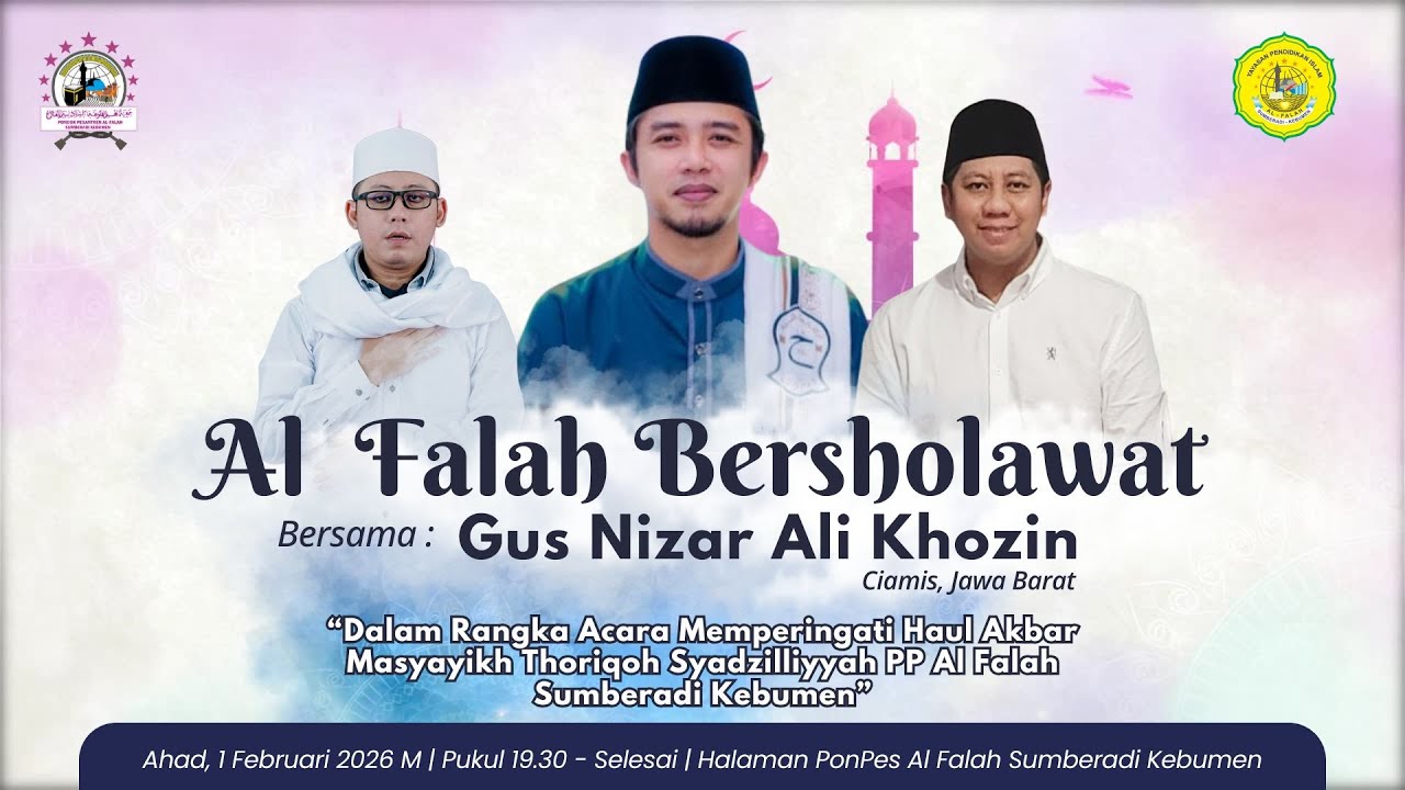 Al FALAH BERSHOLAWAT BERSAMA | GUS NIZAR ALI KHOZIN 2026
