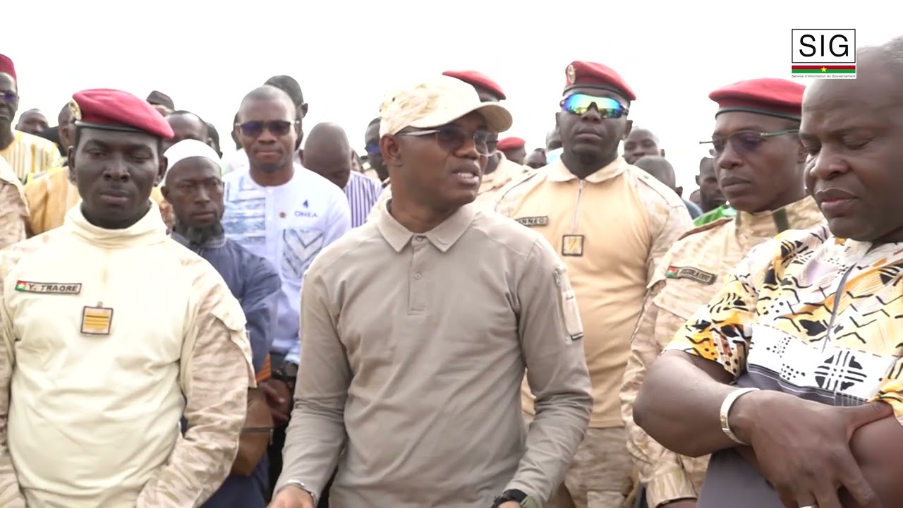 Constat du déroulement des travaux de construction du premier barrage de Pô Kapro par l’ONBAH