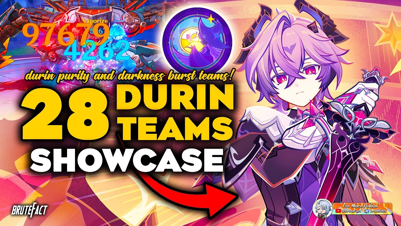 28 Best Teams for DURIN | Durin Purity and Darkness Bursts Team Showcase | Genshin Impact
