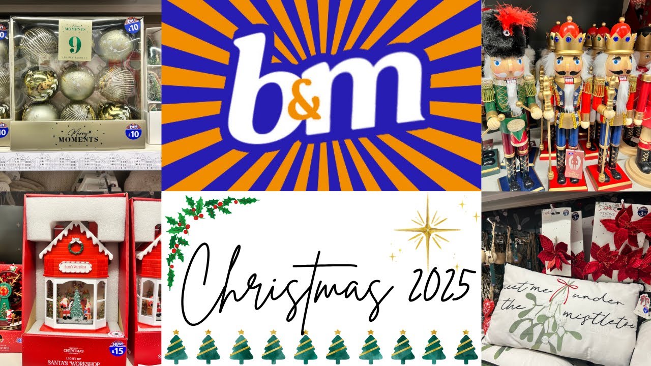 B&M CHRISTMAS 2025 🎄 DECORATIONS & GIFT IDEAS 🎁 LETS GO SHOPPING 🛒 