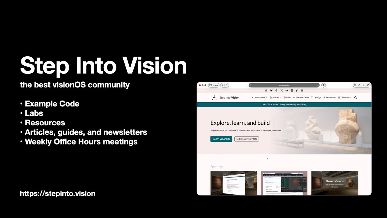 Two Years of Apple Vision Pro with the Step Into Vision Community
