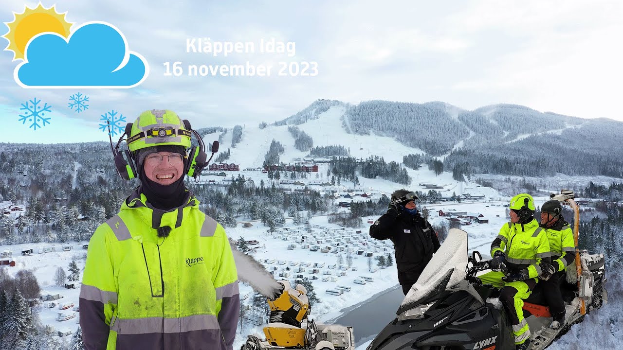 ☀️🌨️Kläppen Idag 16 november 2023