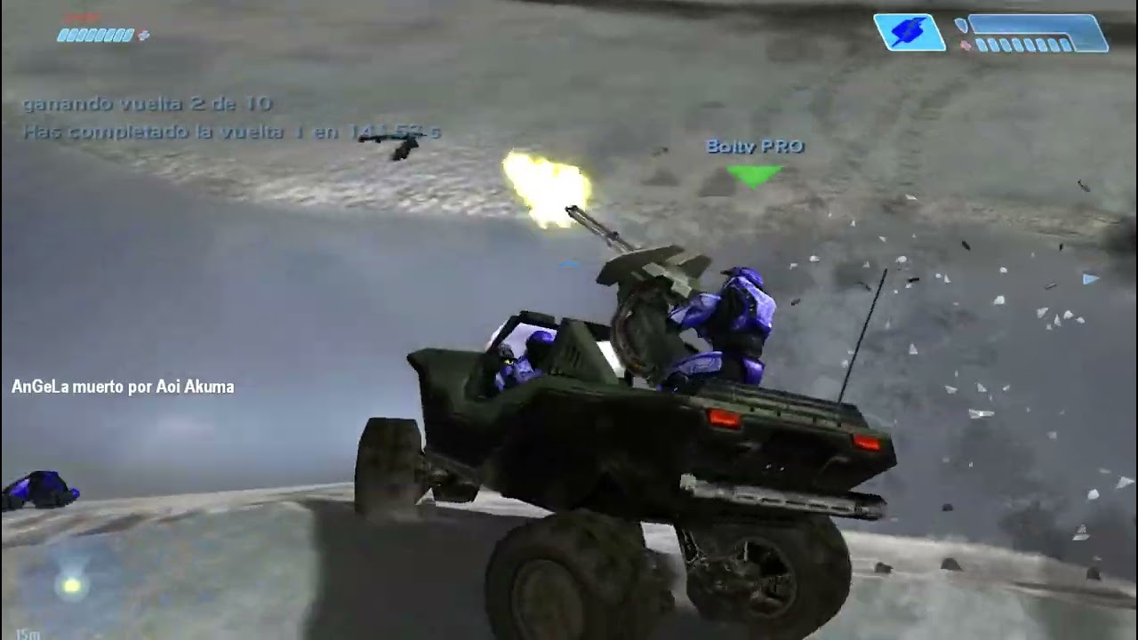 Halo CE Multiplayer | Race_Taxi, Sidewinder: Captura la Bandera, ROK Blood Gulch | 2025-12-21 22:04