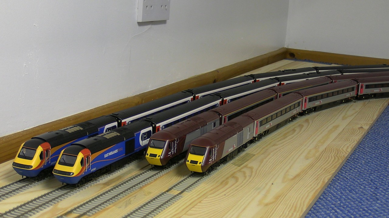 Hornby East midlands and XC HSTs,125s.