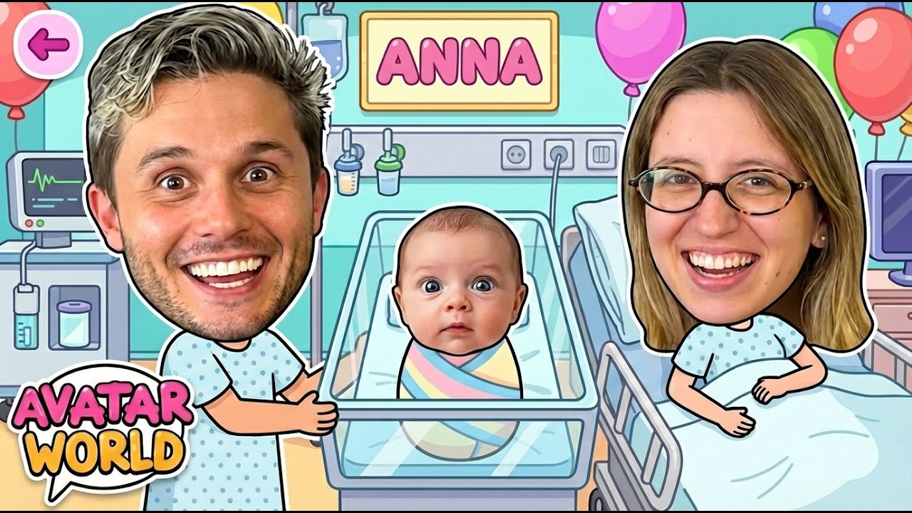 NOSSA FILHA NASCEU no AVATAR WORLD 😭💖