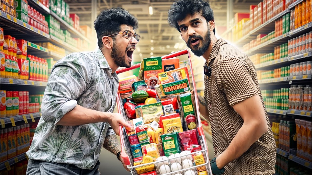 Grocery SHOPPING VLOG with ​⁠​⁠@Samsameerinsta76 in Bengaluru | Kannada vlogs ​⁠@ShravanRajani