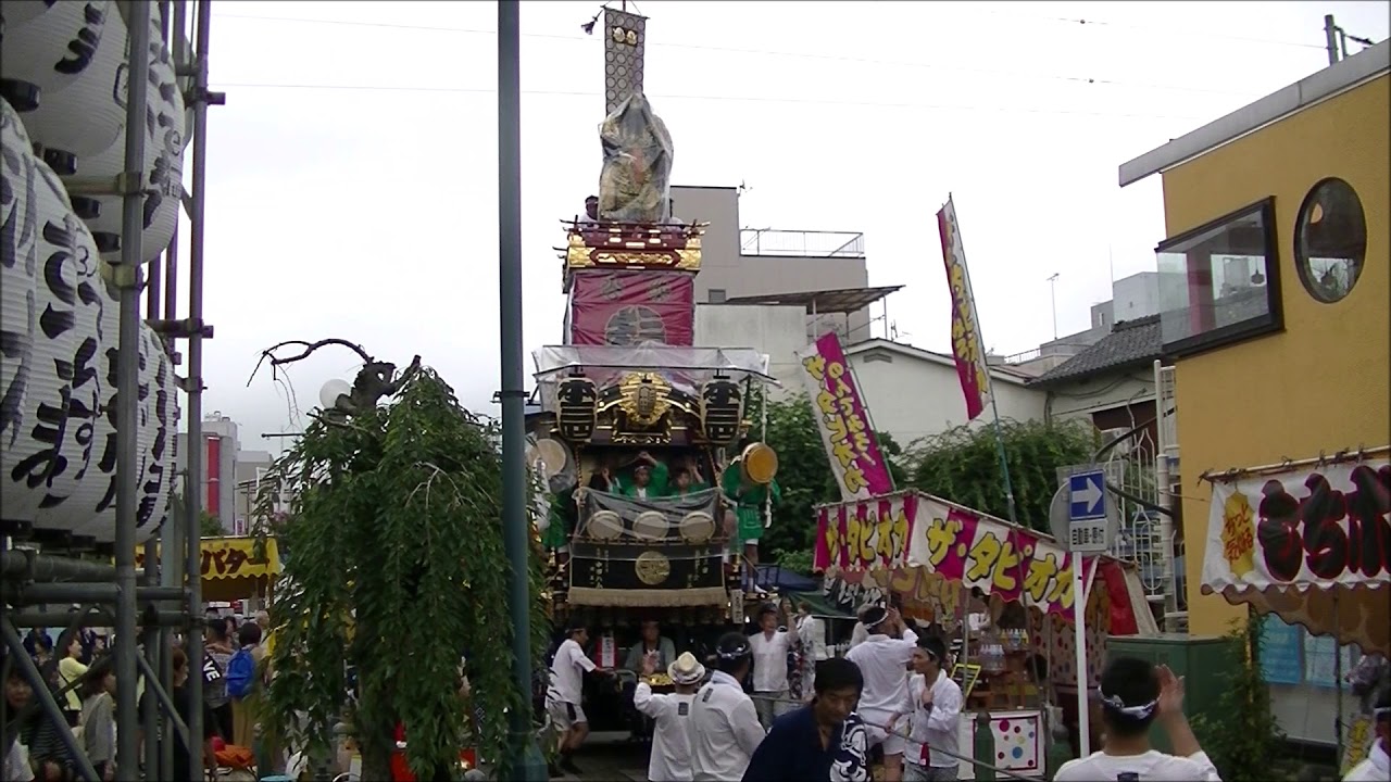 熊谷うちわ祭　２０１９年　第貳本町区巡行