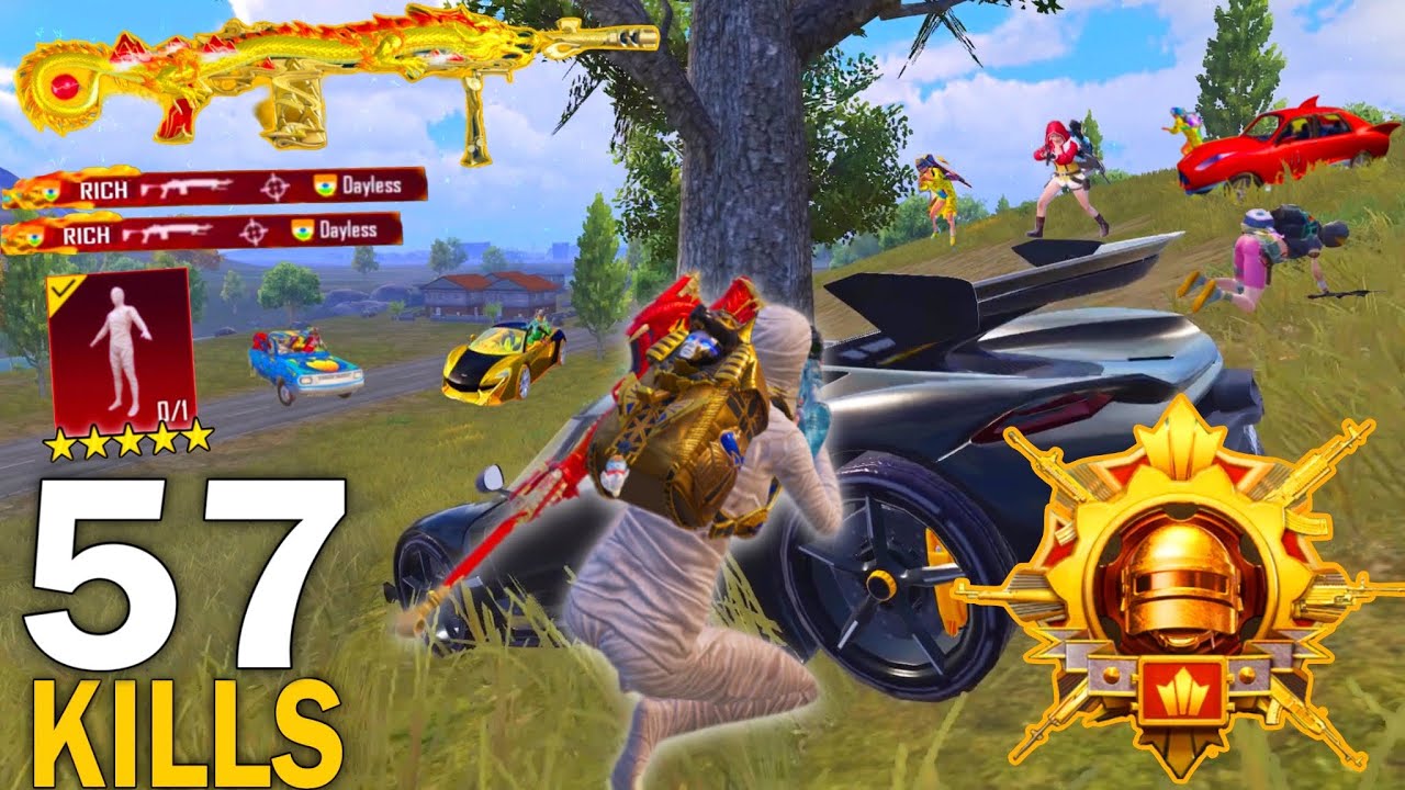 🥵 NEW BEST AGRESSIVE RUSH GAMEPLAY with/ MUMMY Set 🔥 Pubg Mobile