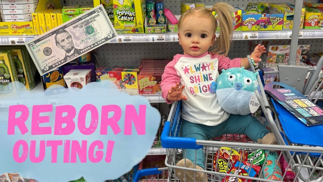 Reborn Doll Outing to FIVE BELOW | We met a young Subscriber! 