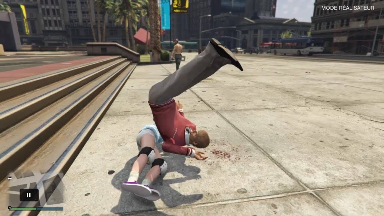GTA 5 : WRESTLING LIKE IN WWE #6 (RKO, Spear, Crucifix etc...)
