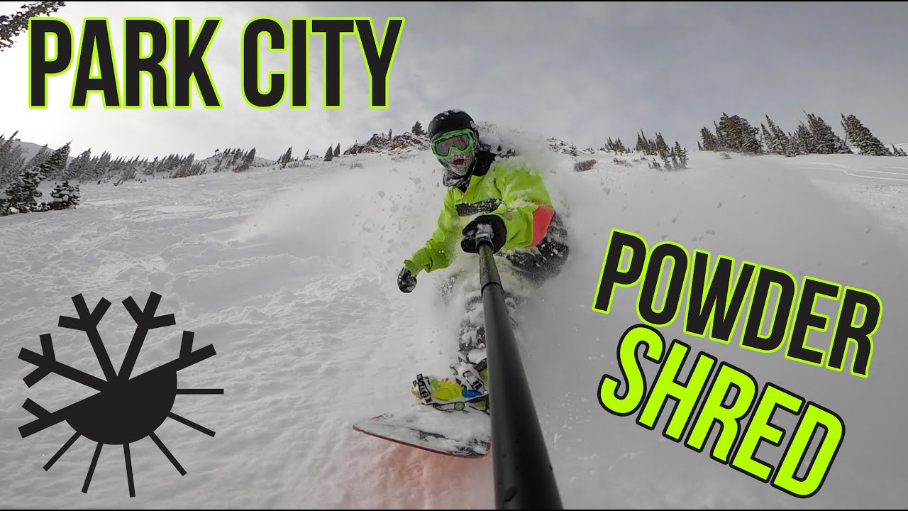 Park City Snowboarding Powder! OVERSTOKED!!